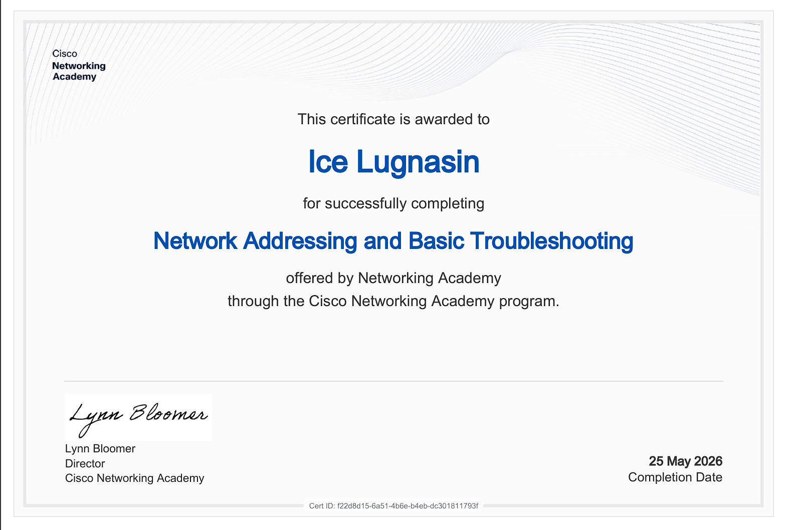 Cisco Addressing & Troubleshooting